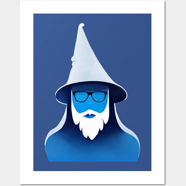 Nerdy Wizard Wall Art by Quid's Stuff